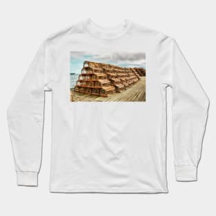 Lobster Traps Georgetown  PEI Long Sleeve T-Shirt